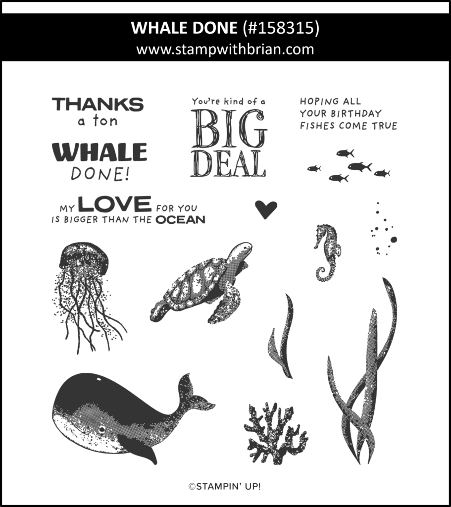 Whale Done, Stampin Up! 158315