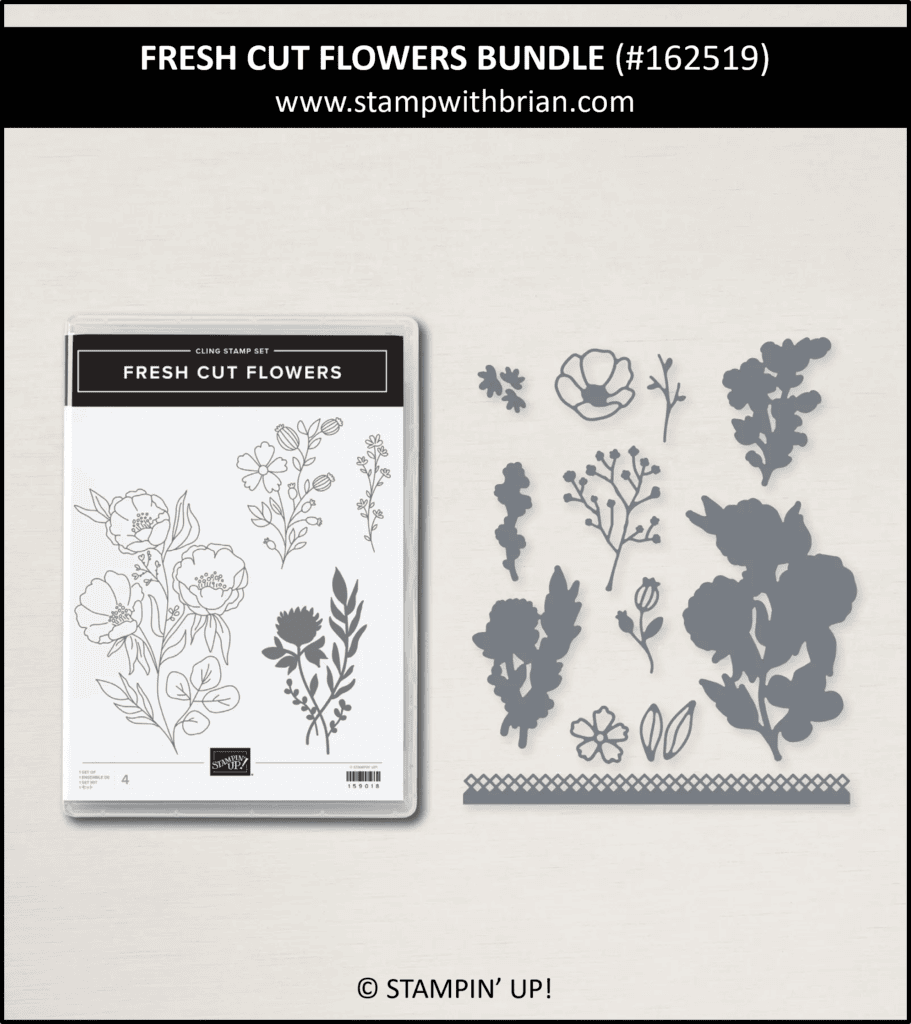 Fresh Cut Flowers Bundle, Stampin Up! 162519