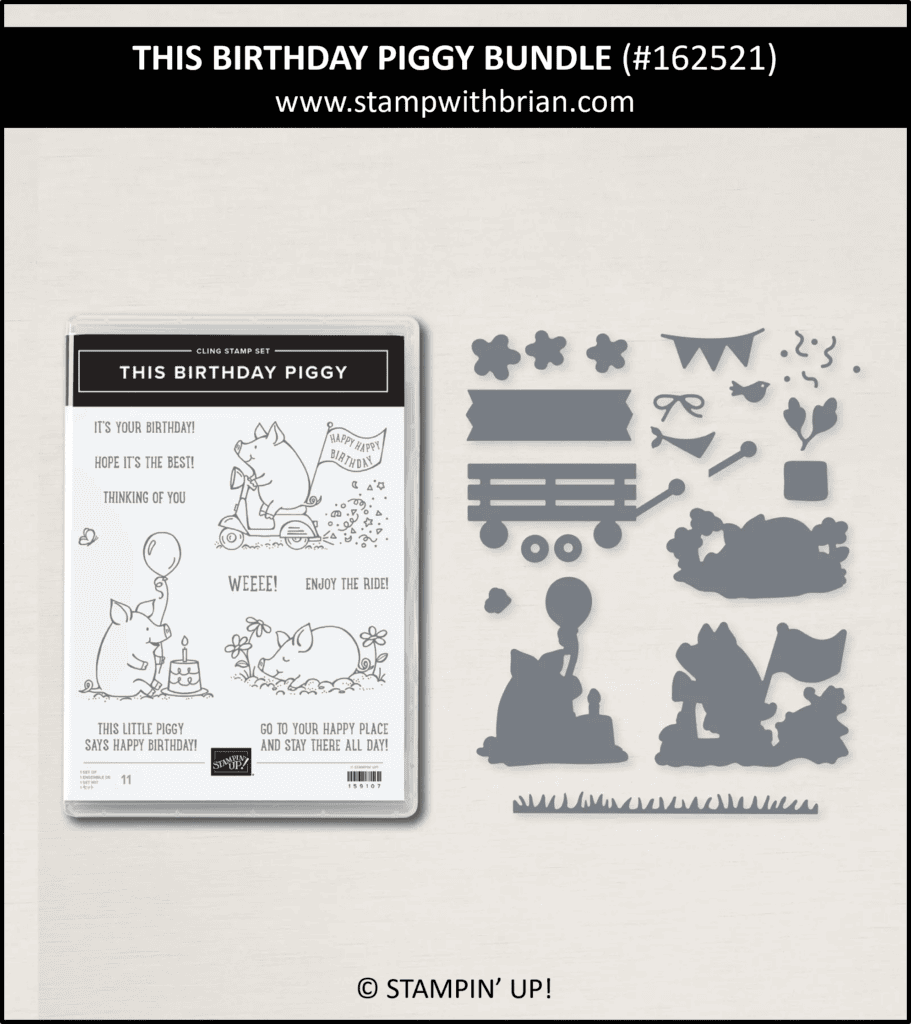This Birthday Piggy Bundle, Stampin Up! 162521