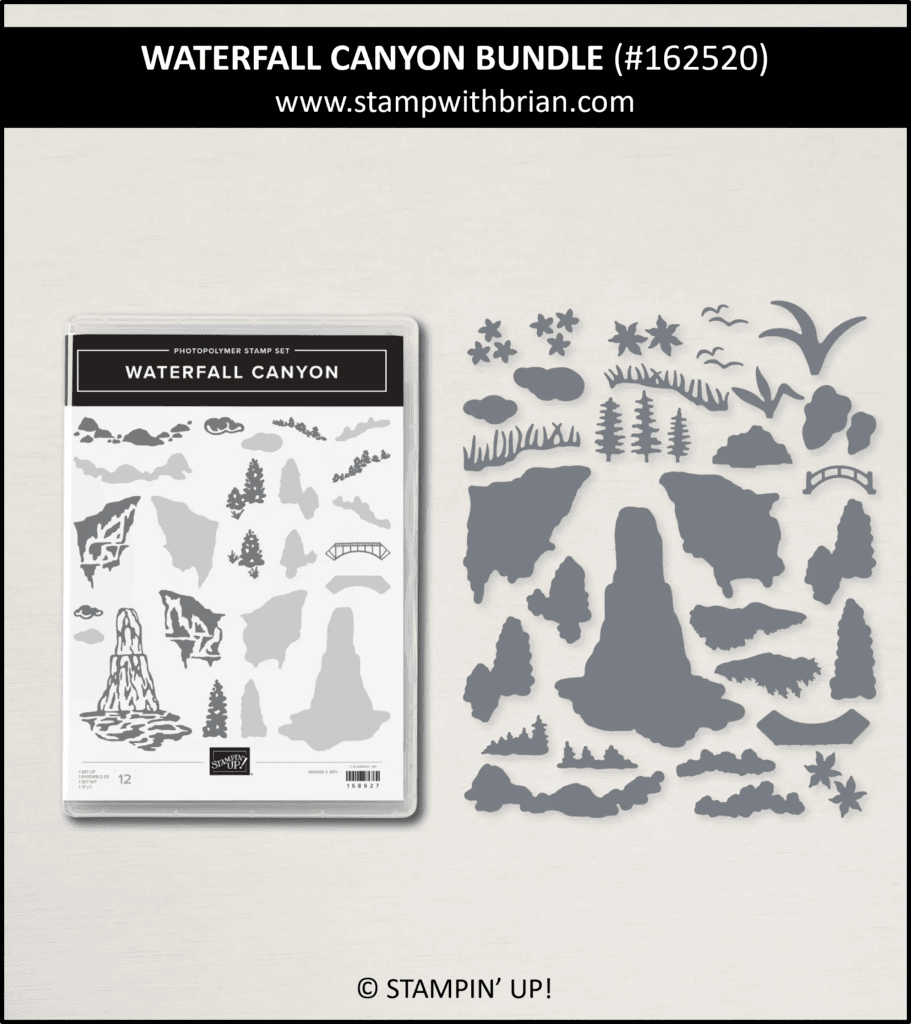 Waterfall Canyon Bundle, Stampin Up! 162520