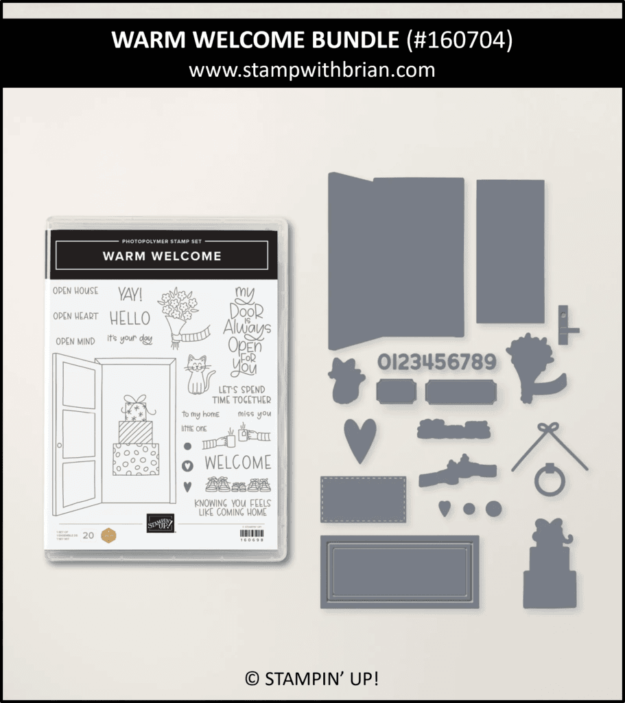 Warm Welcome Bundle, Stampin Up! 160704
