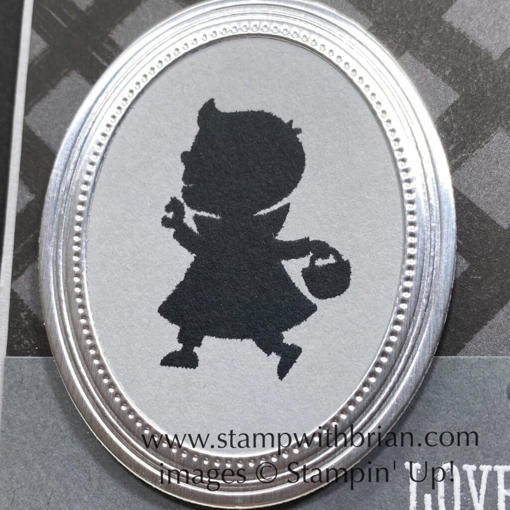 Scary Cute, Fabulous Frames Dies, Stampin Up!, Brian King, cute Halloween card Scary Cute, Fabulous Frames Dies, Stampin Up!, Brian King, cute Halloween card