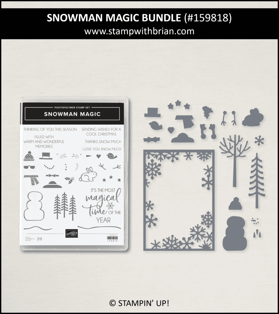 Snowman Magic Bundle, Stampin Up! 159818