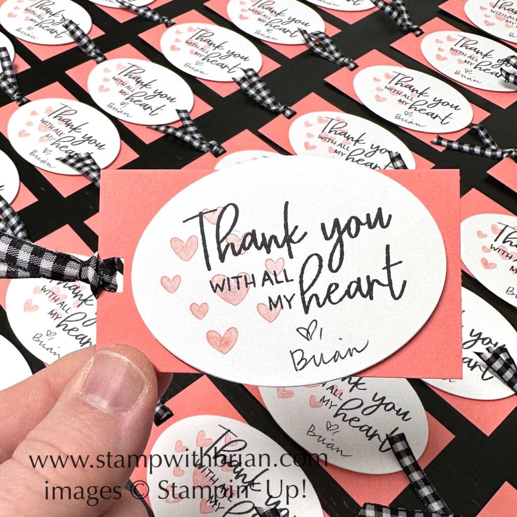 Framed Florets Bundle tags, Stampin Up!, Brian King