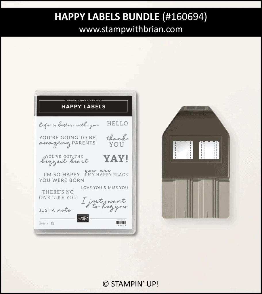 Happy Labels Bundle, Stampin Up!, 160694 Happy Labels Bundle, Stampin Up!, 160694