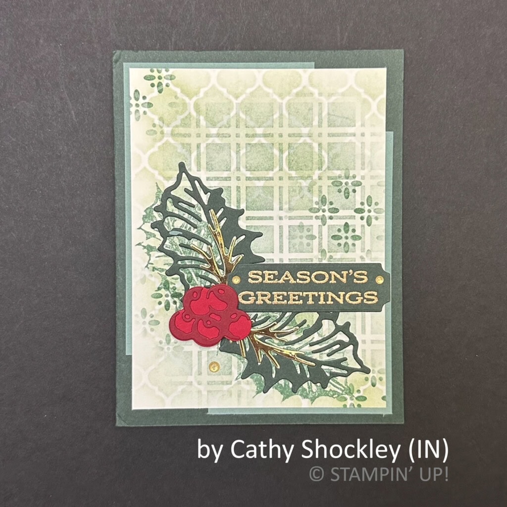 by Cathy Shockley, 2022 Holiday One-for-One Swap hosted by Brian King, Stampin Up! by Cathy Shockley, 2022 Holiday One-for-One Swap hosted by Brian King, Stampin Up!