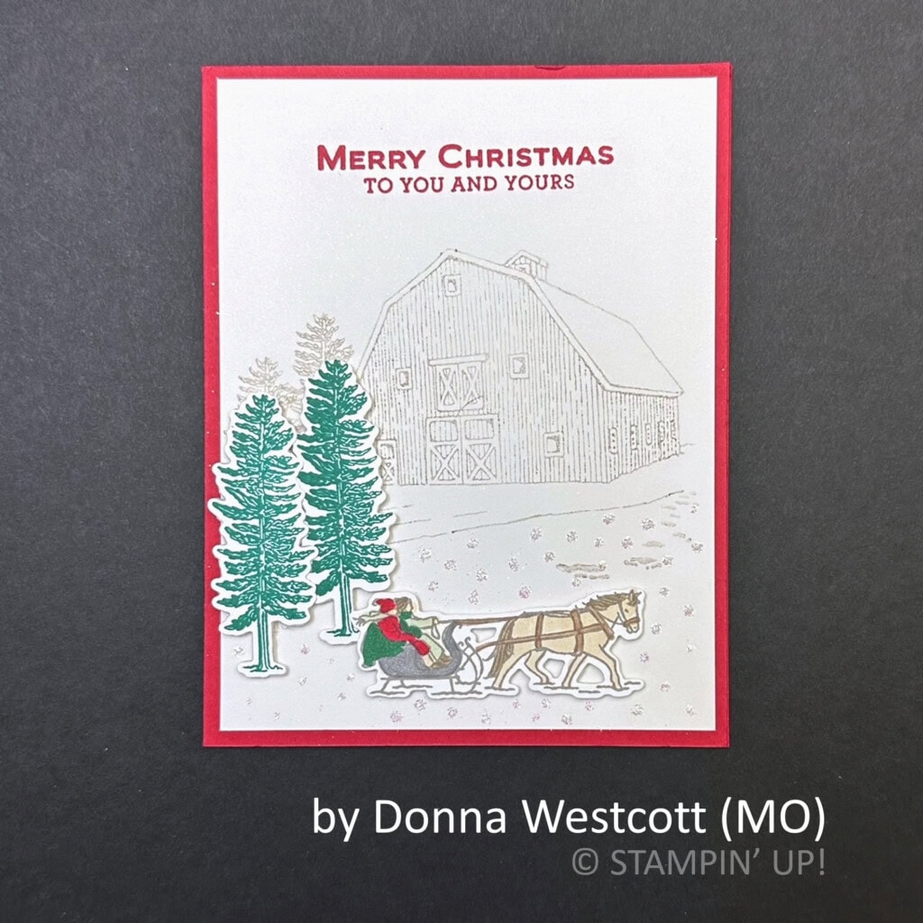 by Donna Westcott, 2022 Holiday One-for-One Swap hosted by Brian King, Stampin Up! by Donna Westcott, 2022 Holiday One-for-One Swap hosted by Brian King, Stampin Up!