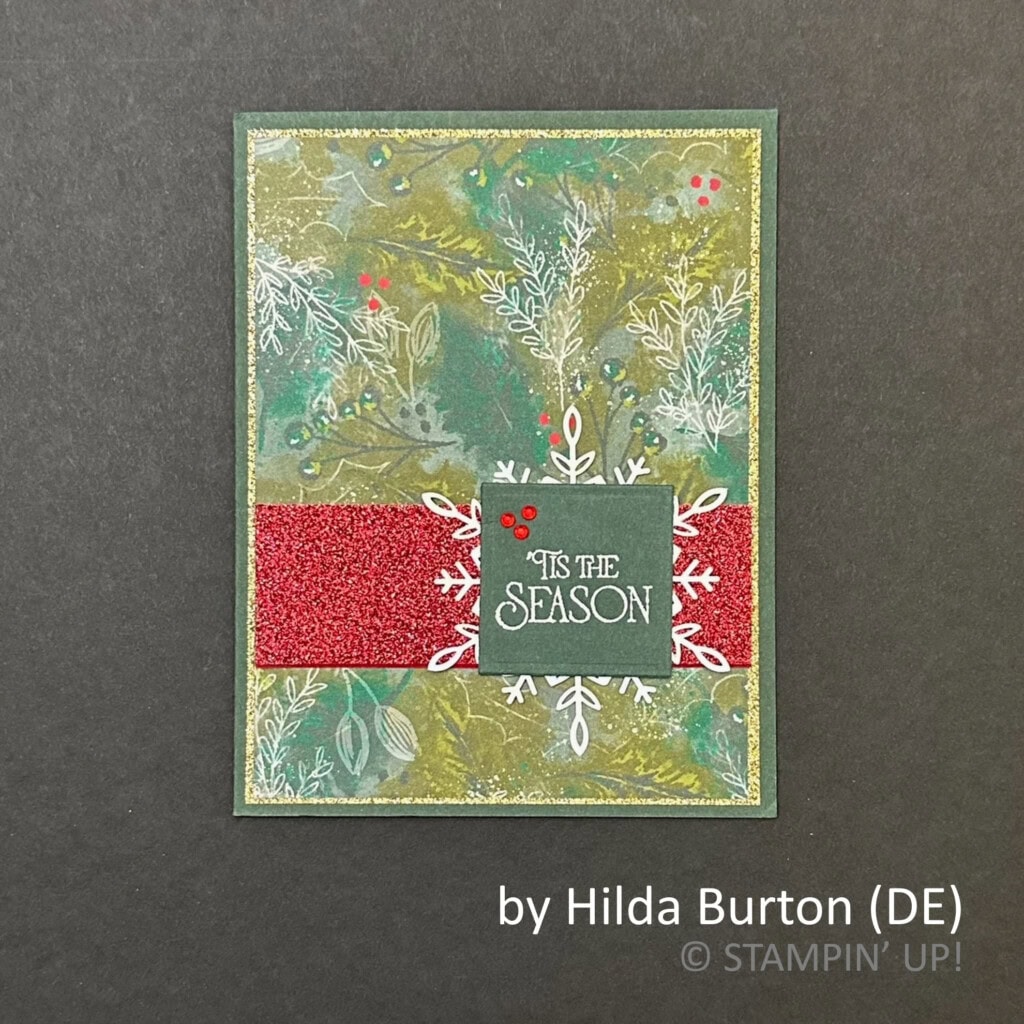 by Hilda Burton, 2022 Holiday One-for-One Swap hosted by Brian King, Stampin Up! by Hilda Burton, 2022 Holiday One-for-One Swap hosted by Brian King, Stampin Up!