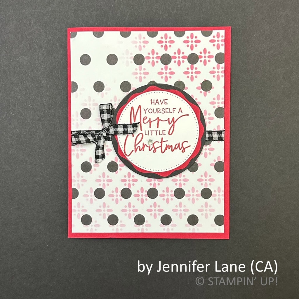 by Jennifer Lane, 2022 Holiday One-for-One Swap hosted by Brian King, Stampin Up! by Jennifer Lane, 2022 Holiday One-for-One Swap hosted by Brian King, Stampin Up!