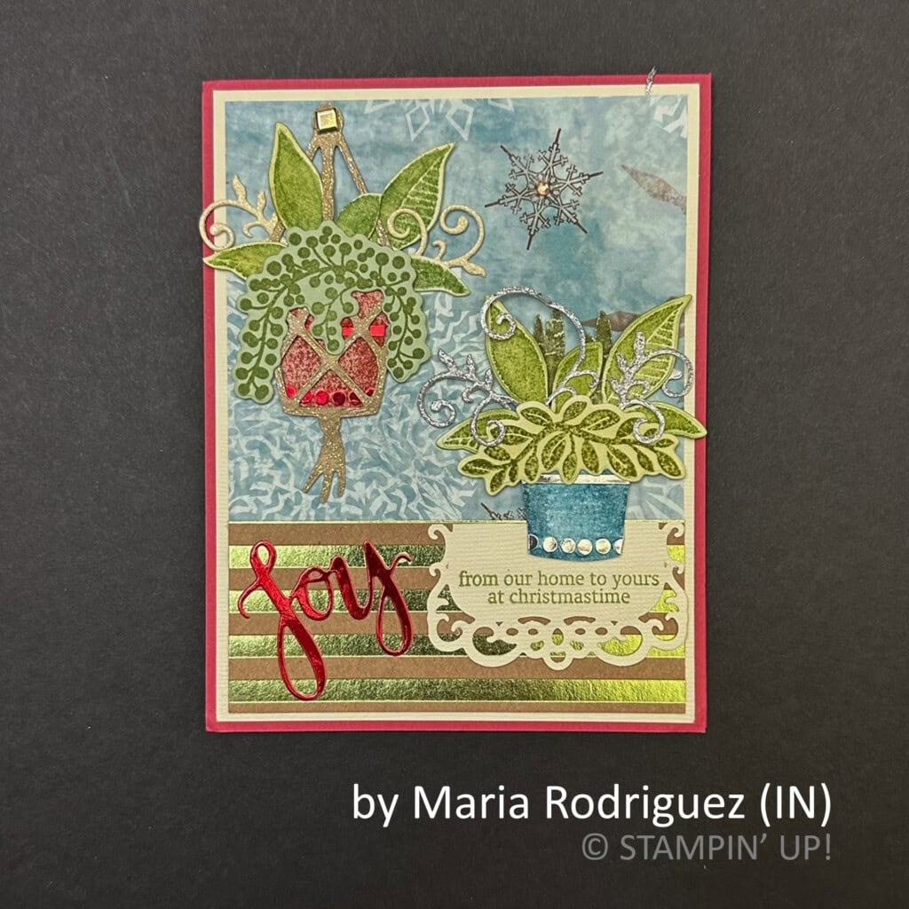 by Maria Rodriguez, 2022 Holiday One-for-One Swap hosted by Brian King, Stampin Up! by Maria Rodriguez, 2022 Holiday One-for-One Swap hosted by Brian King, Stampin Up!