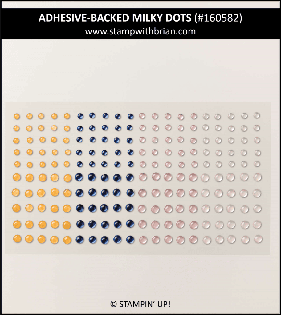 Adhesive-Backed Milky Dots, Stampin Up! 160582