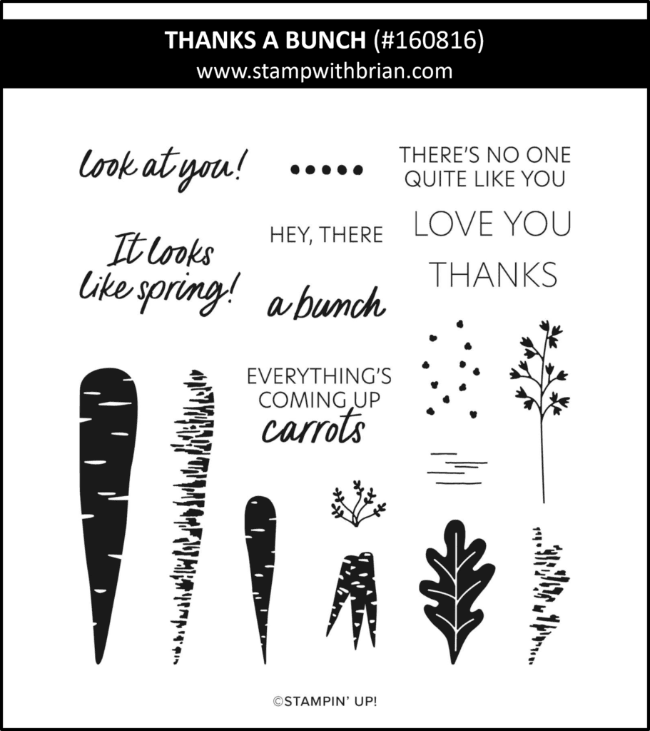 Thanks a Bunch, Stampin Up! 160816