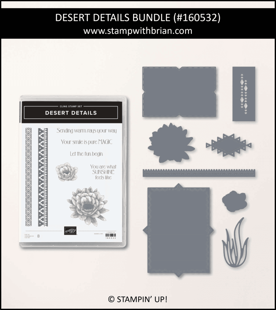 Desert Details Bundle, Stampin Up! 160532