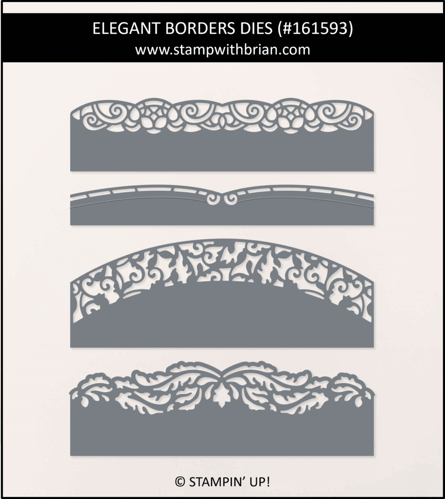 Elegant Borders Dies, Stampin Up! 161593 Elegant Borders Dies, Stampin Up! 161593