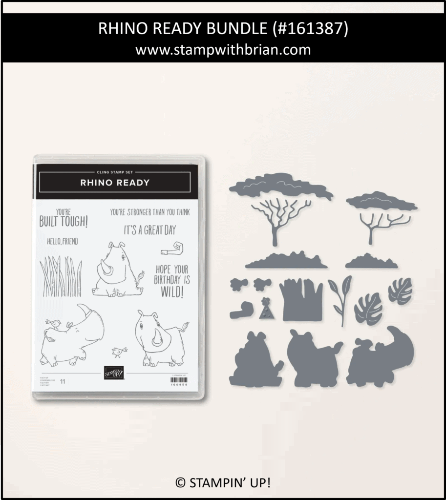 Rhino Ready Bundle, Stampin Up! 161387