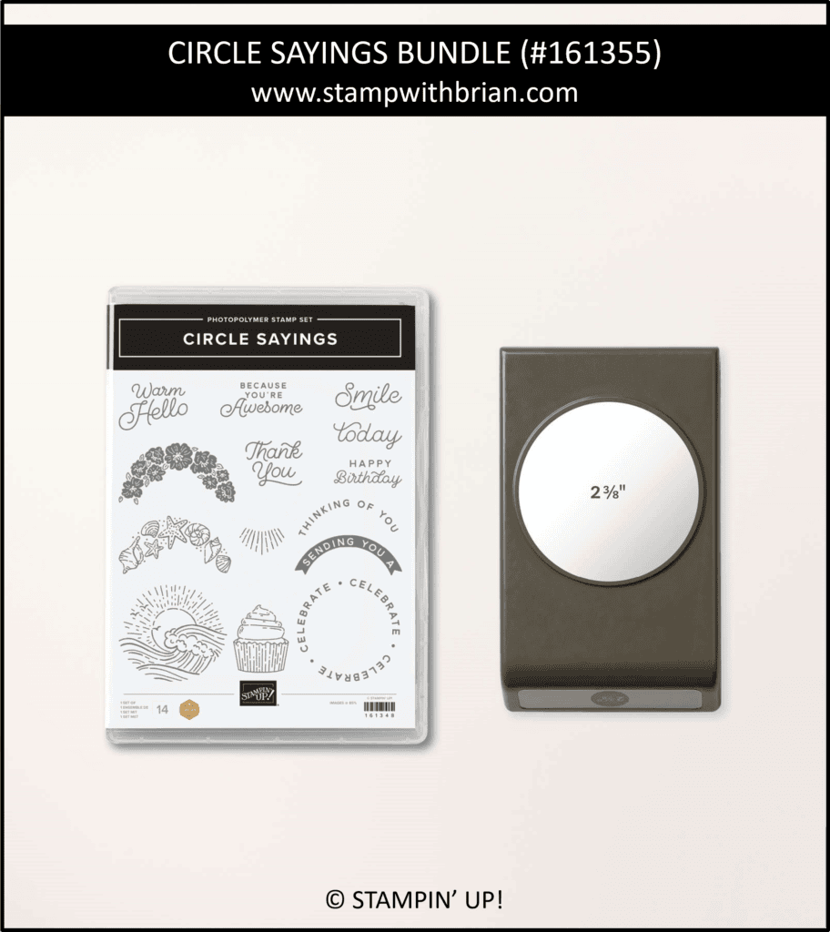 Circle Sayings Bundle, Stampin Up!, 161355