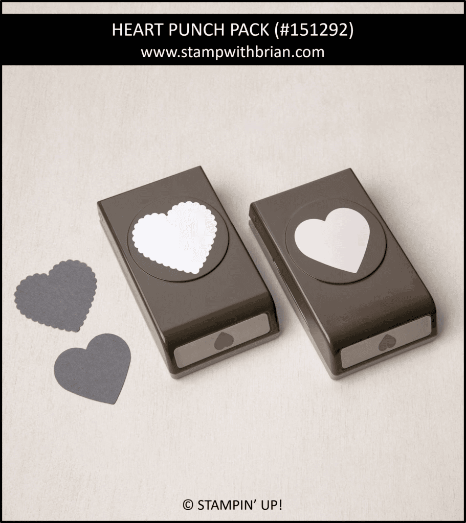 Heart Punch Pack, Stampin Up! 151292 Heart Punch Pack, Stampin Up! 151292