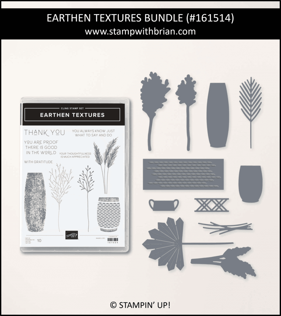 Earthen Texture Bundle, Stampin Up!, 161514