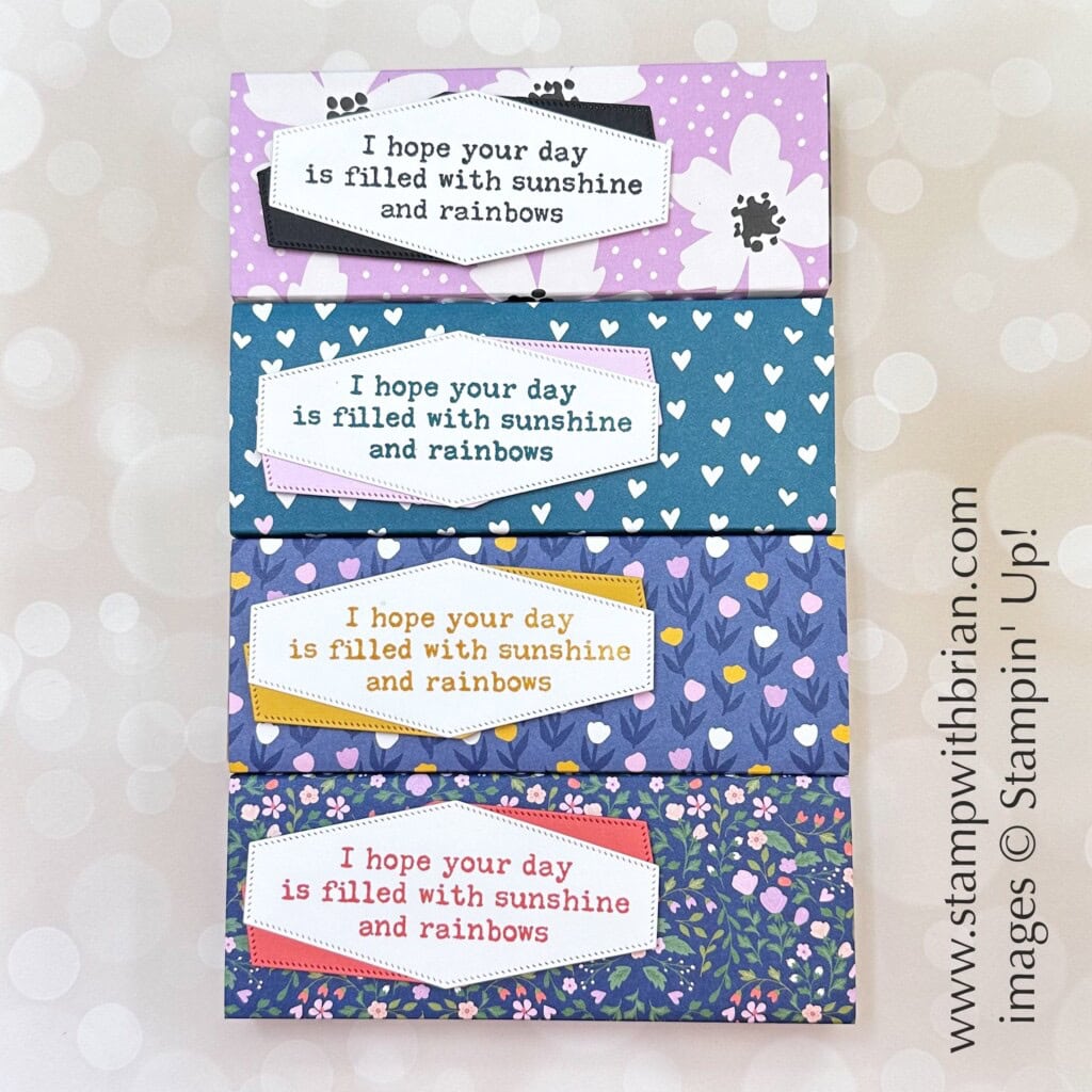 Gift wrapping with Delightfully Eclectic Designer Series Paper, Just My Type, Stampin Up!, Brian King