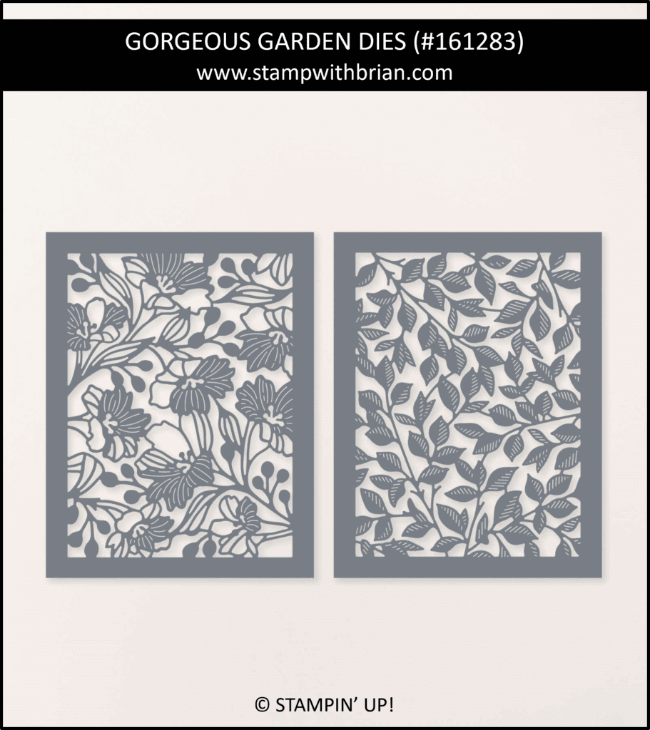 Gorgeous Garden Dies, Stampin Up! 161283