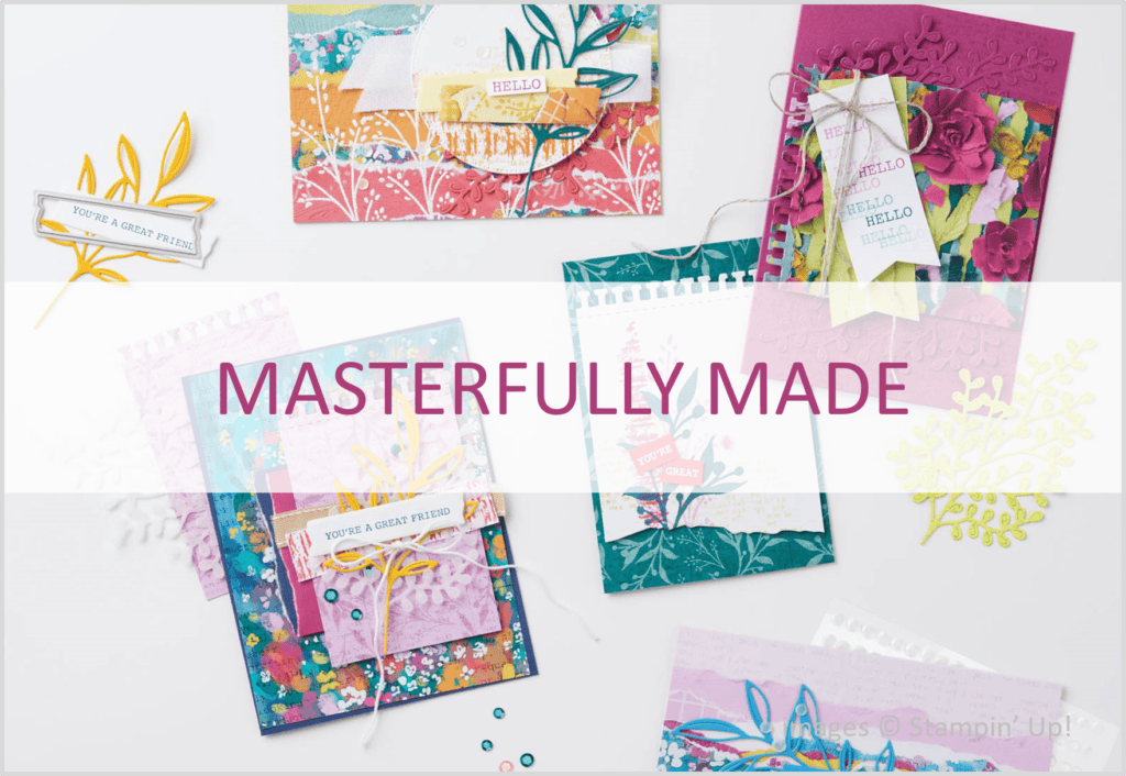 Masterfully Made Suite, Stampin Up!, Brian King