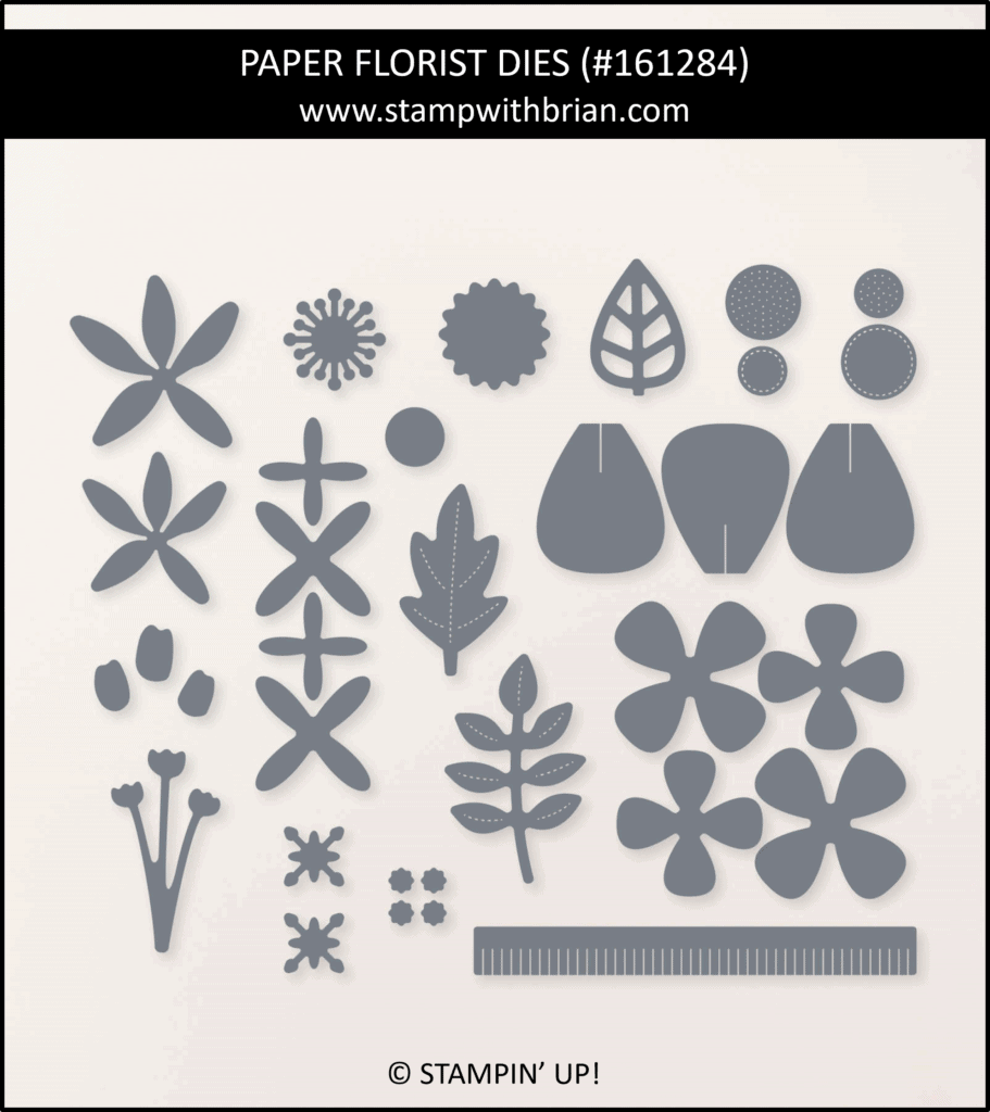 Paper Florist Dies, Stampin Up! 161284