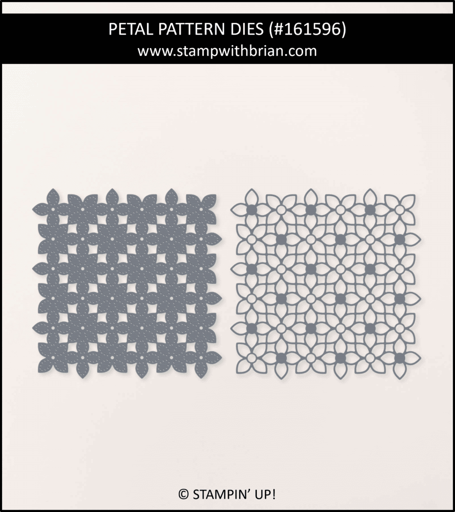 Petal Pattern Dies, Stampin Up! 161596