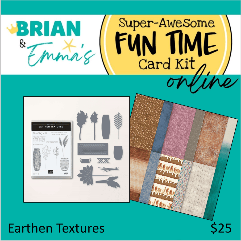 Earthen Textures Super-Awesome Fun Time Card Kit