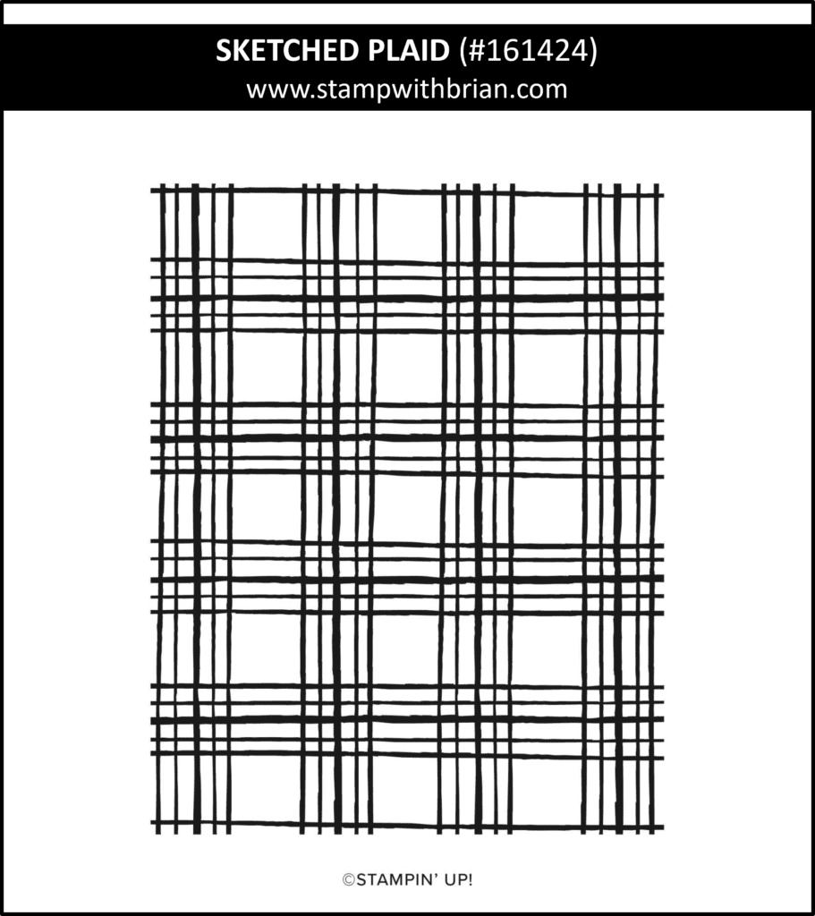 Sketched Plaid Background, Stampin Up!, 161424
