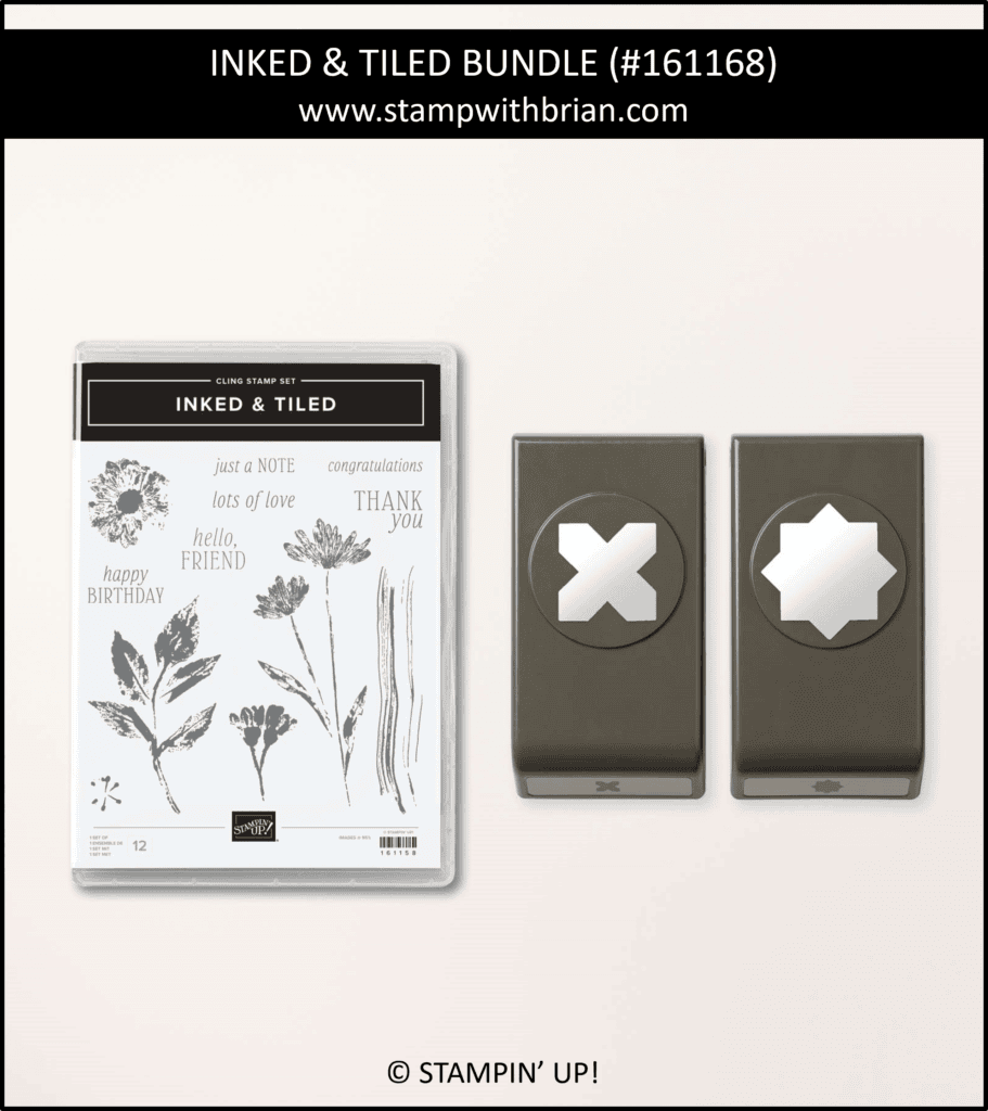 Inked & Tiled Bundle, Stampin Up!, 161168
