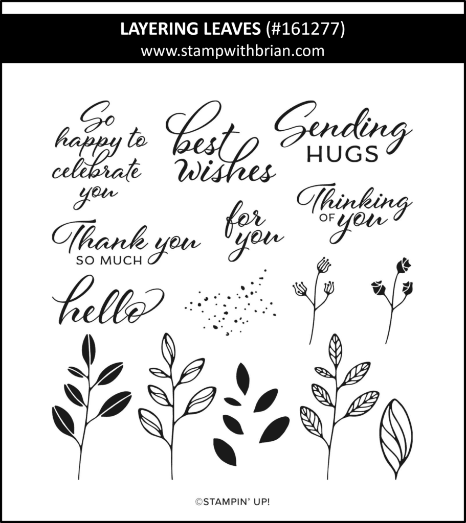 Layering Leaves, Stampin Up! 161277