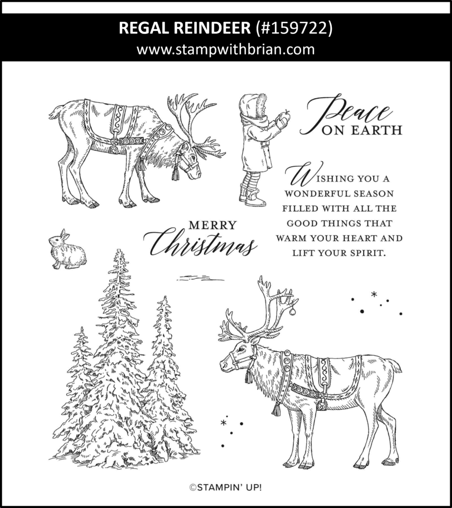 Regal Reindeer, Stampin Up!, Brian King