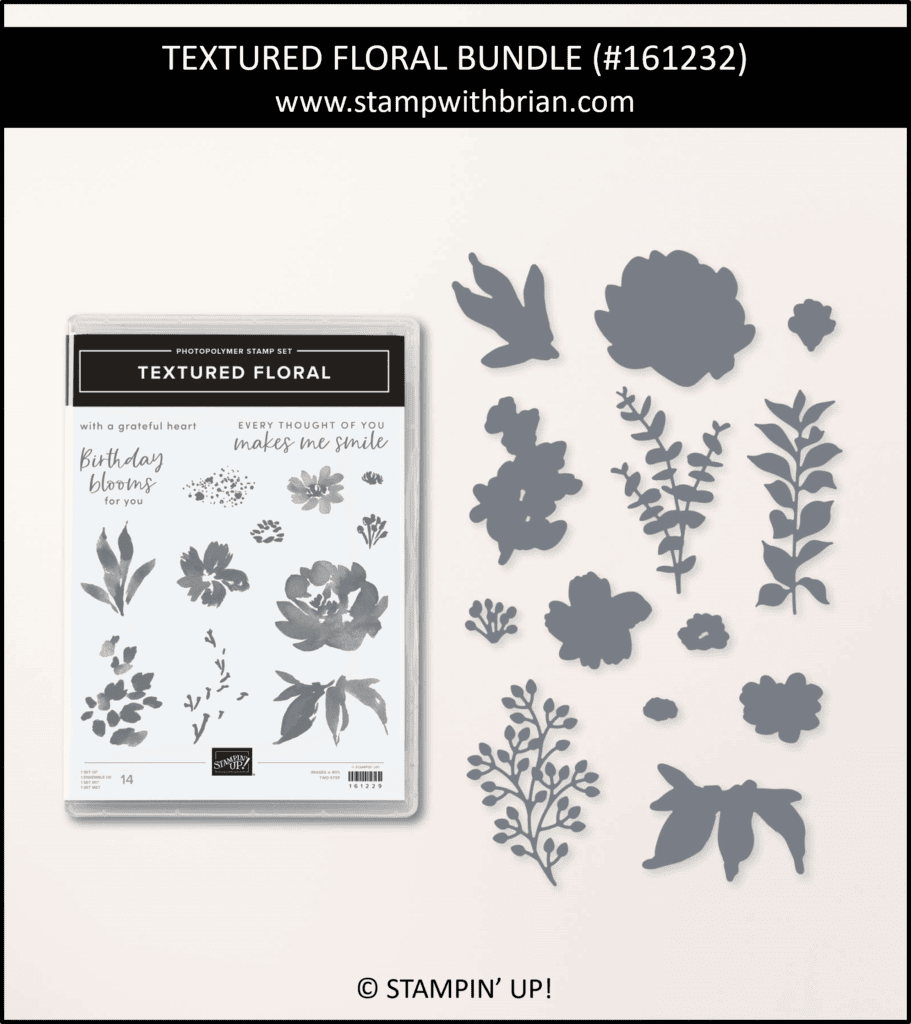 Textured Floral Bundle, Stampin Up!, 161232
