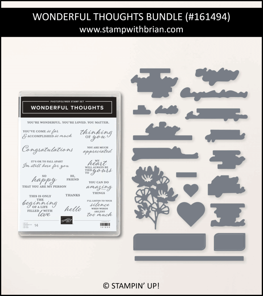 Wonderful Thoughts Bundle, Stampin Up! 161494