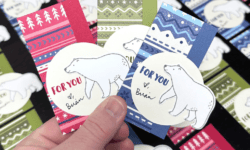 Beary Cute Bundle tags, Beary Christmas Designer Series Paper, Stampin Up!, Brian King