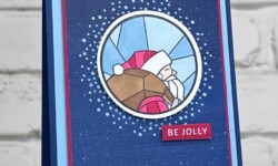 So Very Merry, Celebrate with Tags, Labels Aglow Dies, Stampin Up!, Brian King, Christmas card