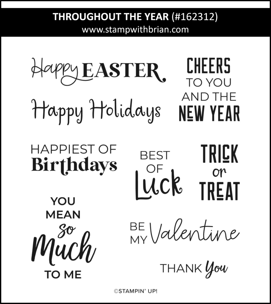 Throughout the Year, Stampin Up!, 162312