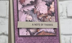 All About Autumn Specialty Designer Series Paper, Sending Smiles, Stampin UP!, Brian King, Fall card