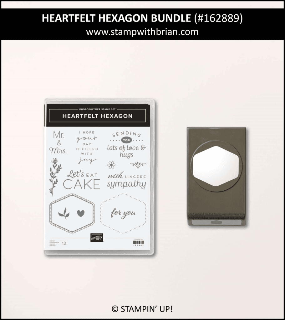 Heartfelt Hexagon Bundle, Stampin Up! 162889