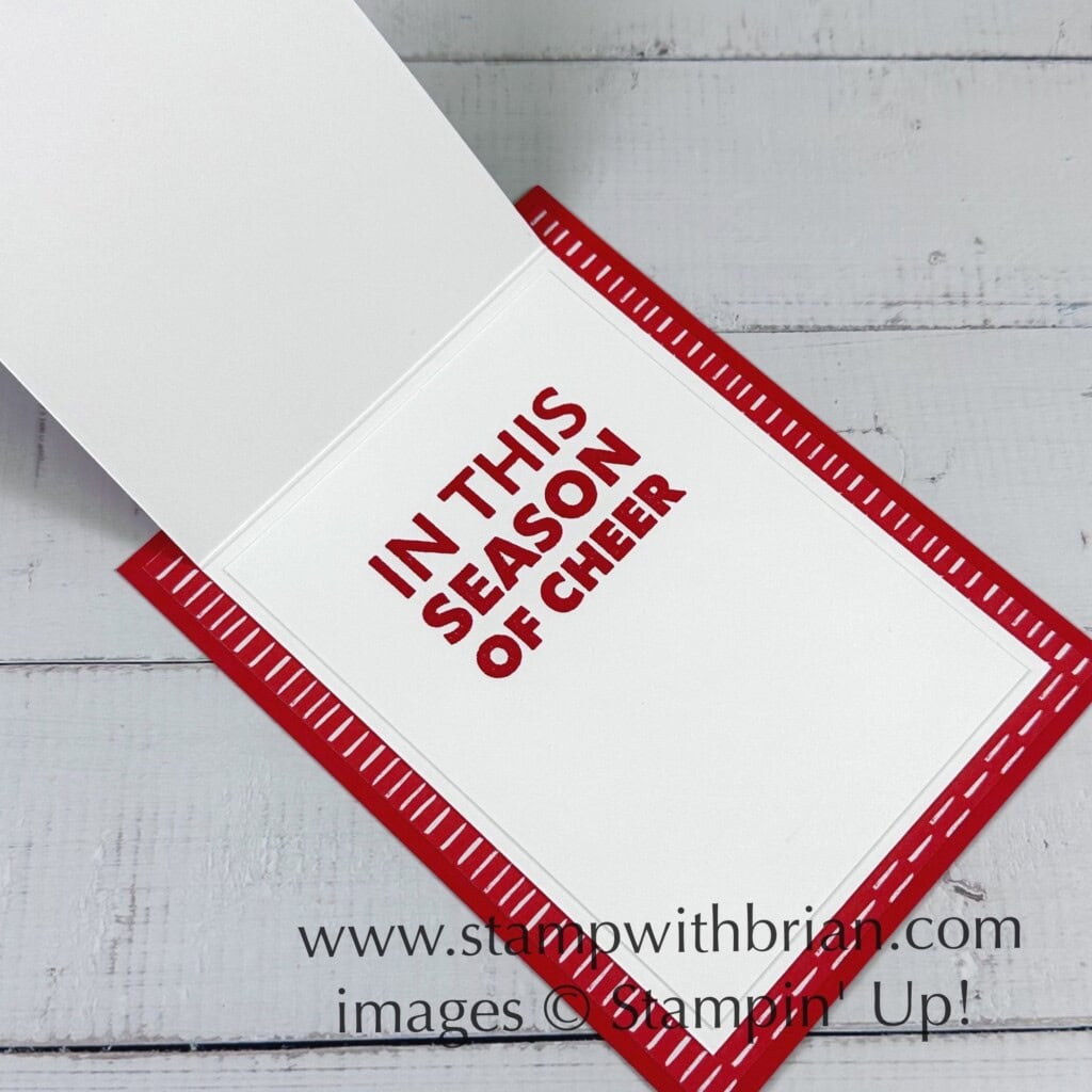 Joy to You, Garden Walk Designer Series Paper, Stampin Up!, Brian King, Christmas card Joy to You, Garden Walk Designer Series Paper, Stampin Up!, Brian King, Christmas card