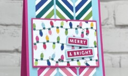 Merry & Bright, Merry Bold & Bright Designer Series Paper, Stampin Up!, Brian King, bright Christmas card