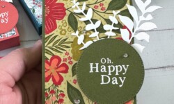 Tricks & Treats Dies Gift Box, Garden Walk Designer Series Paper, Stampin Up!, Brian King