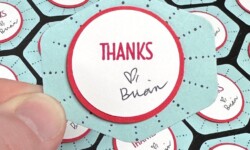 Thank you tags, Stampin Up!, Brian King