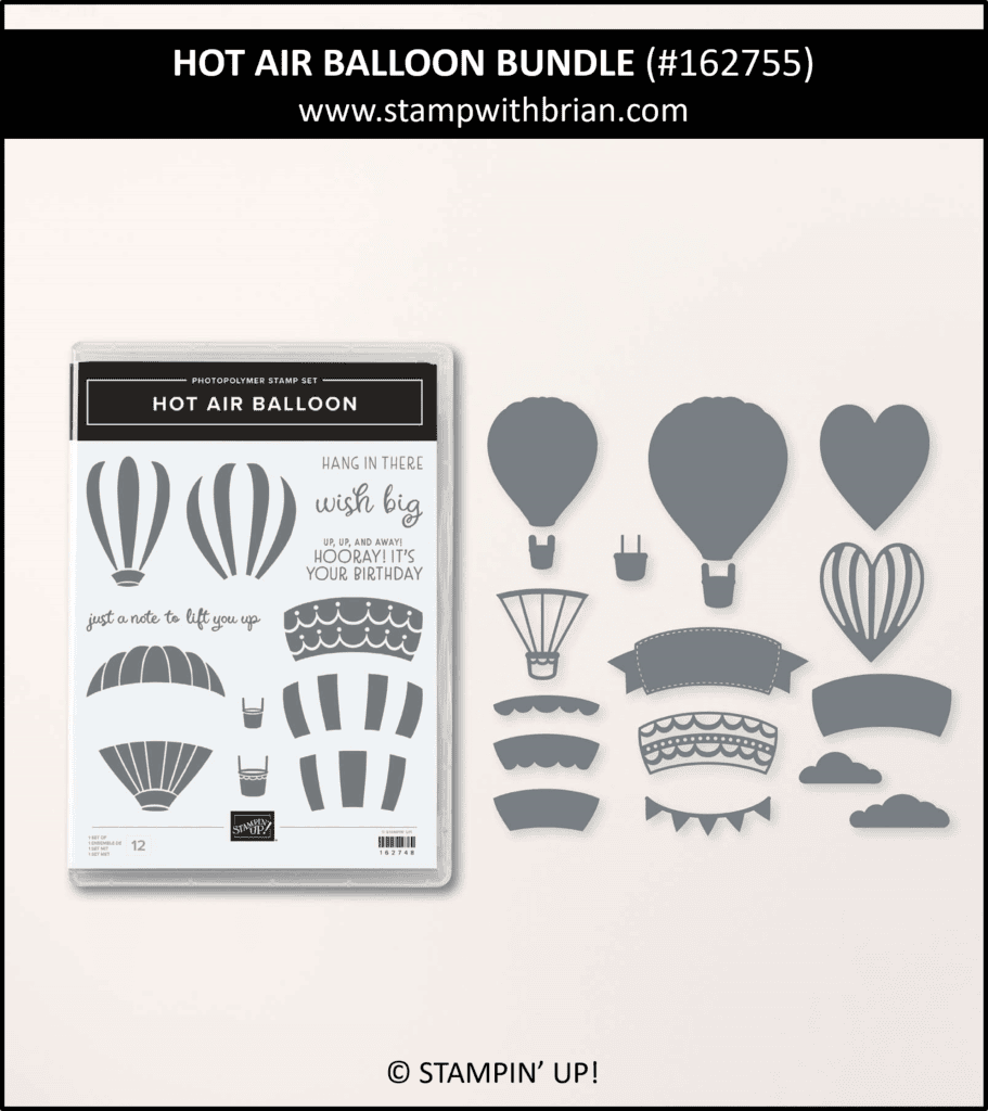 Hot Air Balloon Bundle, Stampin Up! 162755