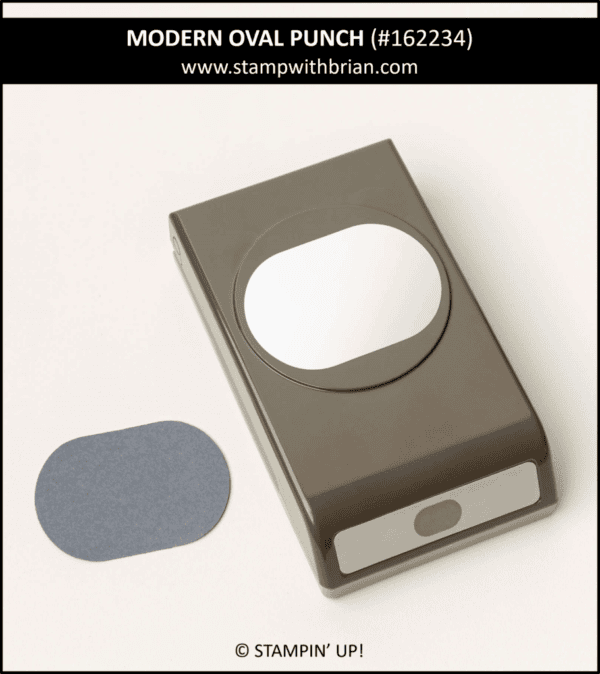 Modern Oval Punch, Stampin Up! 162234