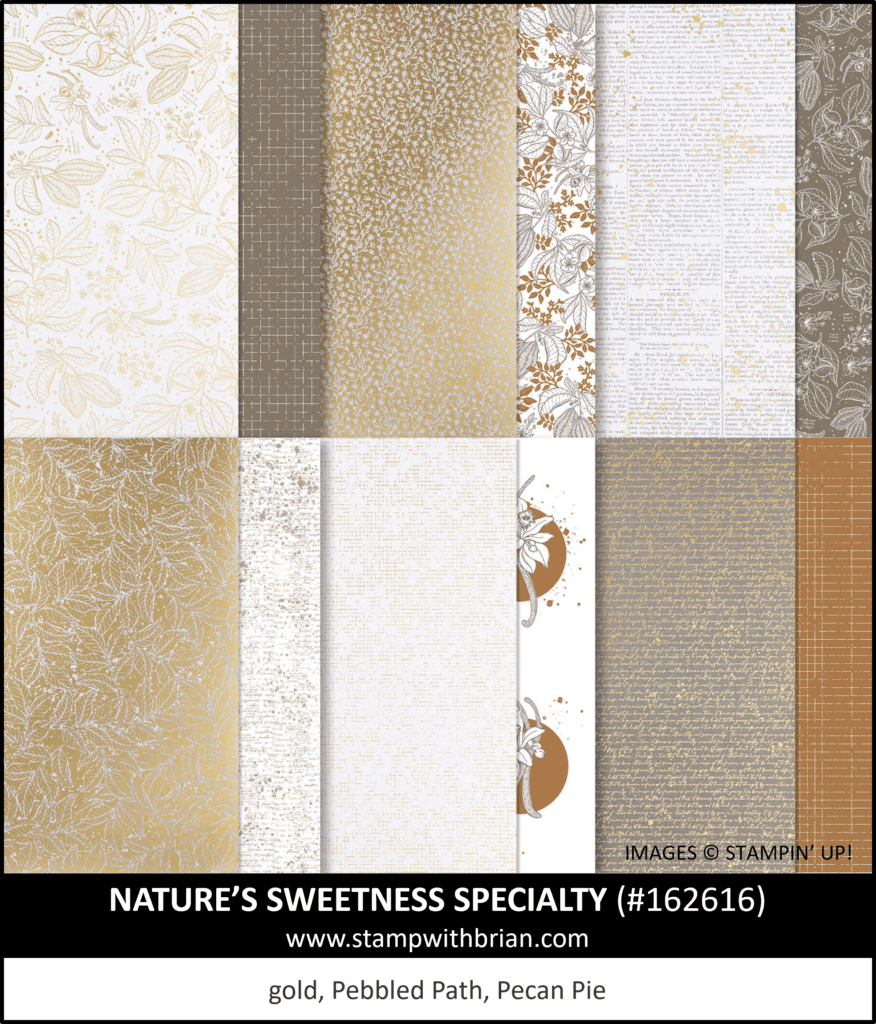 Nature's Sweetness Specialty Designer Series Paper, Stampin Up! 162616