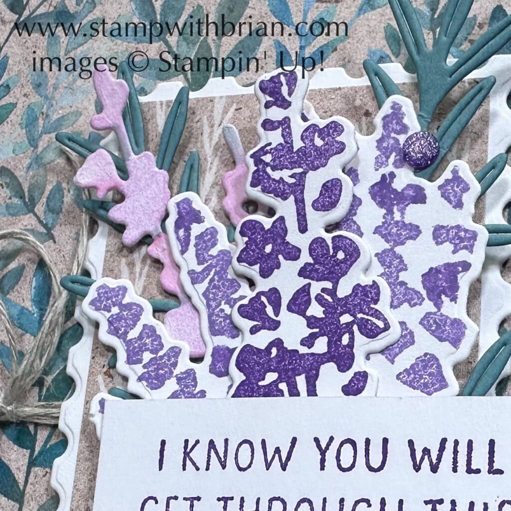 Perennial Lavender Suite, Stampin Up!, Brian King, card of encouragement Perennial Lavender Suite, Stampin Up!, Brian King, card of encouragement