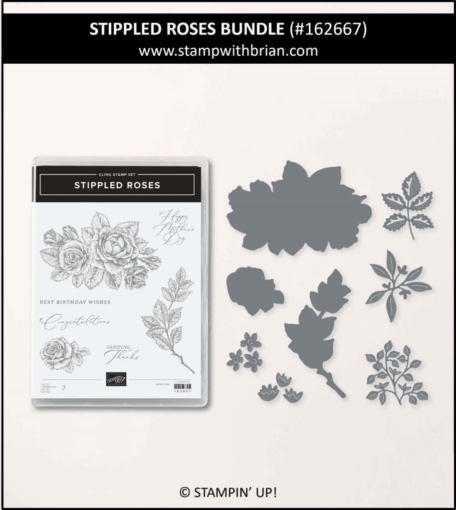 Stippled Roses Bundle, Stampin Up!, 162667