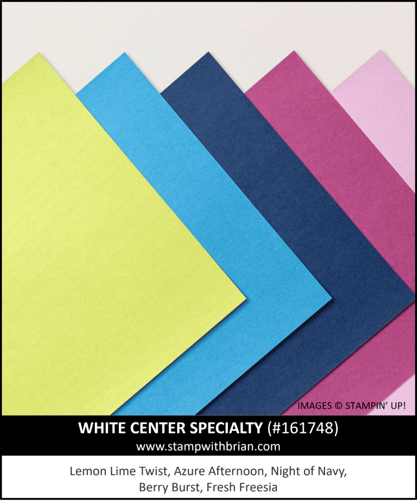 White Center Specialty Paper, Stampin Up! 161748