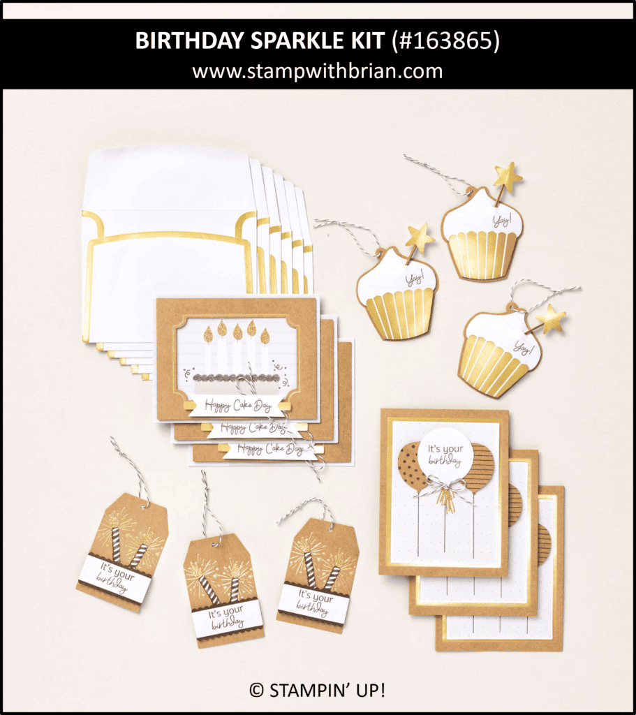 Birthday Sparkle Kit, Stampin Up! 163865